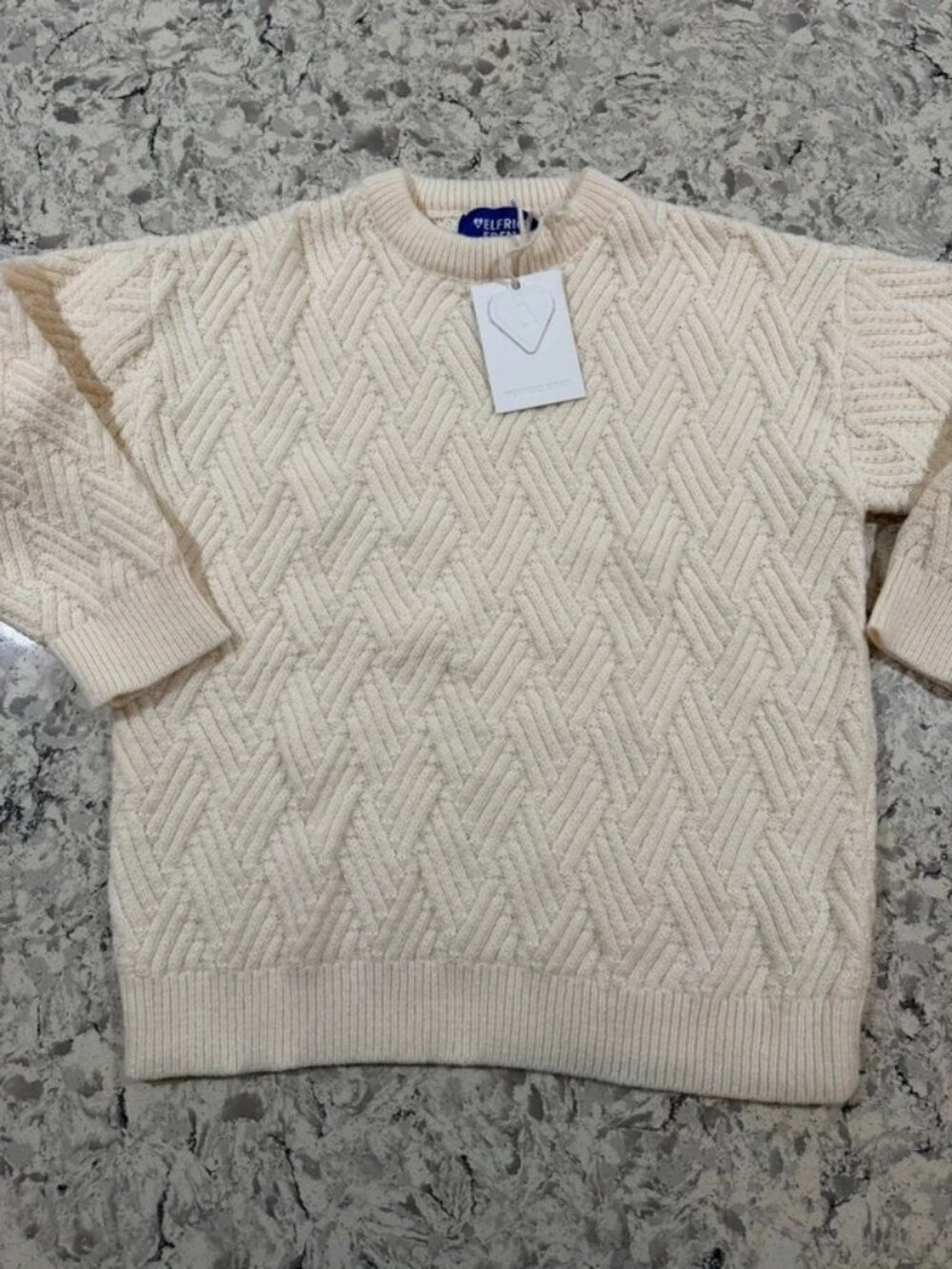 Aelfric Eden Oversized Crewneck Knit Pullover Sweater XS